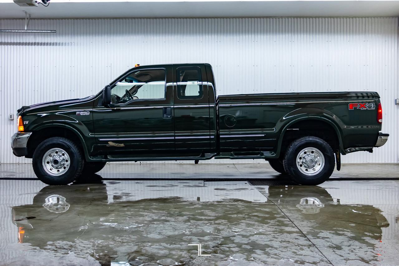 1999 Ford F-250 4x4 Super Cab XLT FX4 Longbox Diesel Red Deer AB
