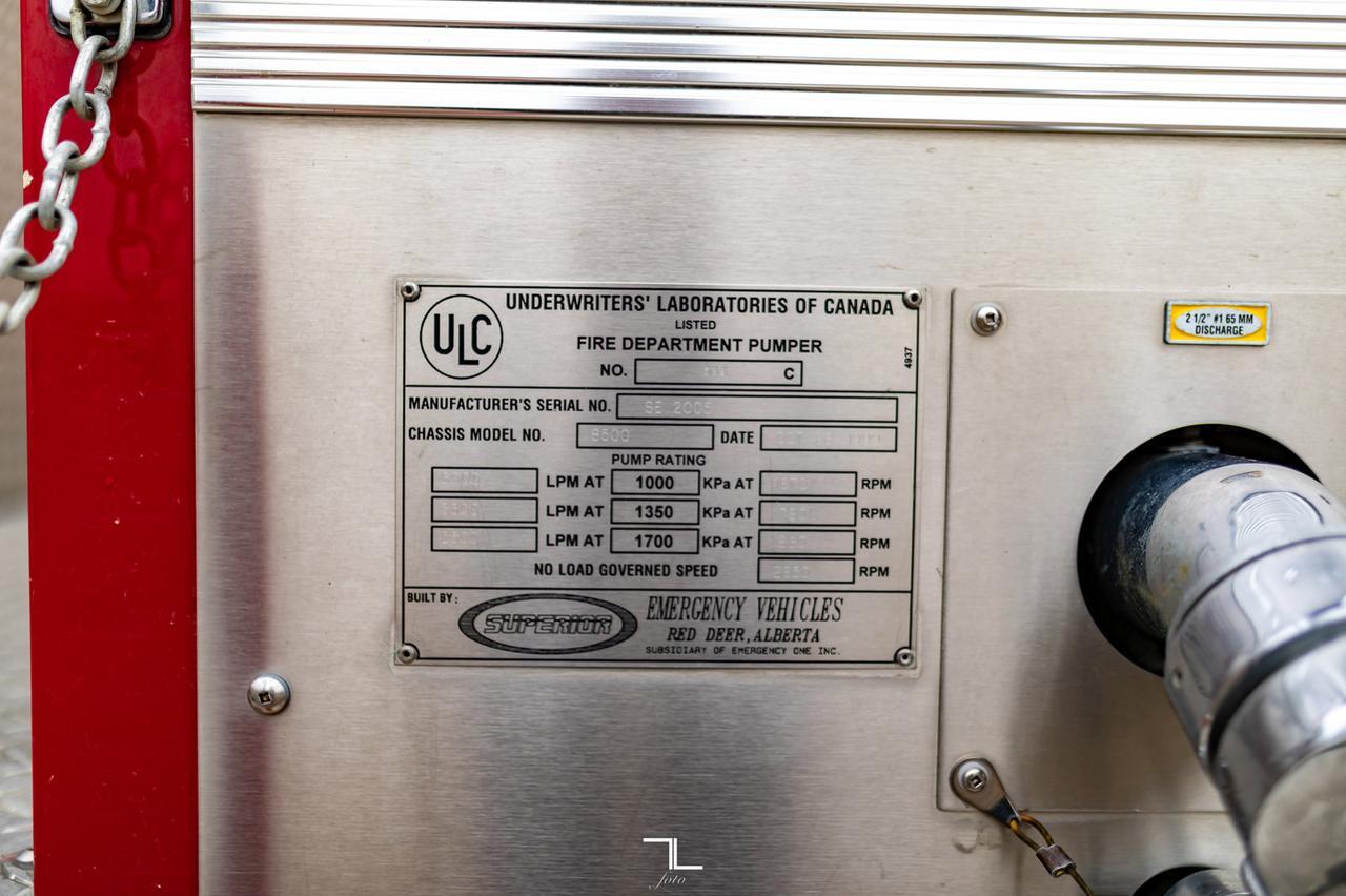 1999 GMC 8500 Fire Truck Diesel Red Deer AB