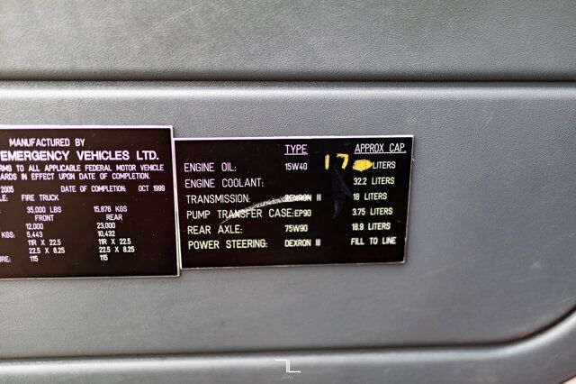 1999 GMC 8500 Fire Truck Diesel Red Deer AB