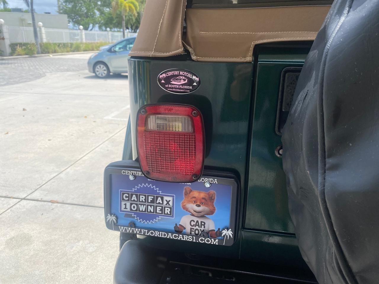 1999 Jeep Wrangler Sahara AUYO AC 6 CYL LOW MILES 47,009 Pompano Beach FL