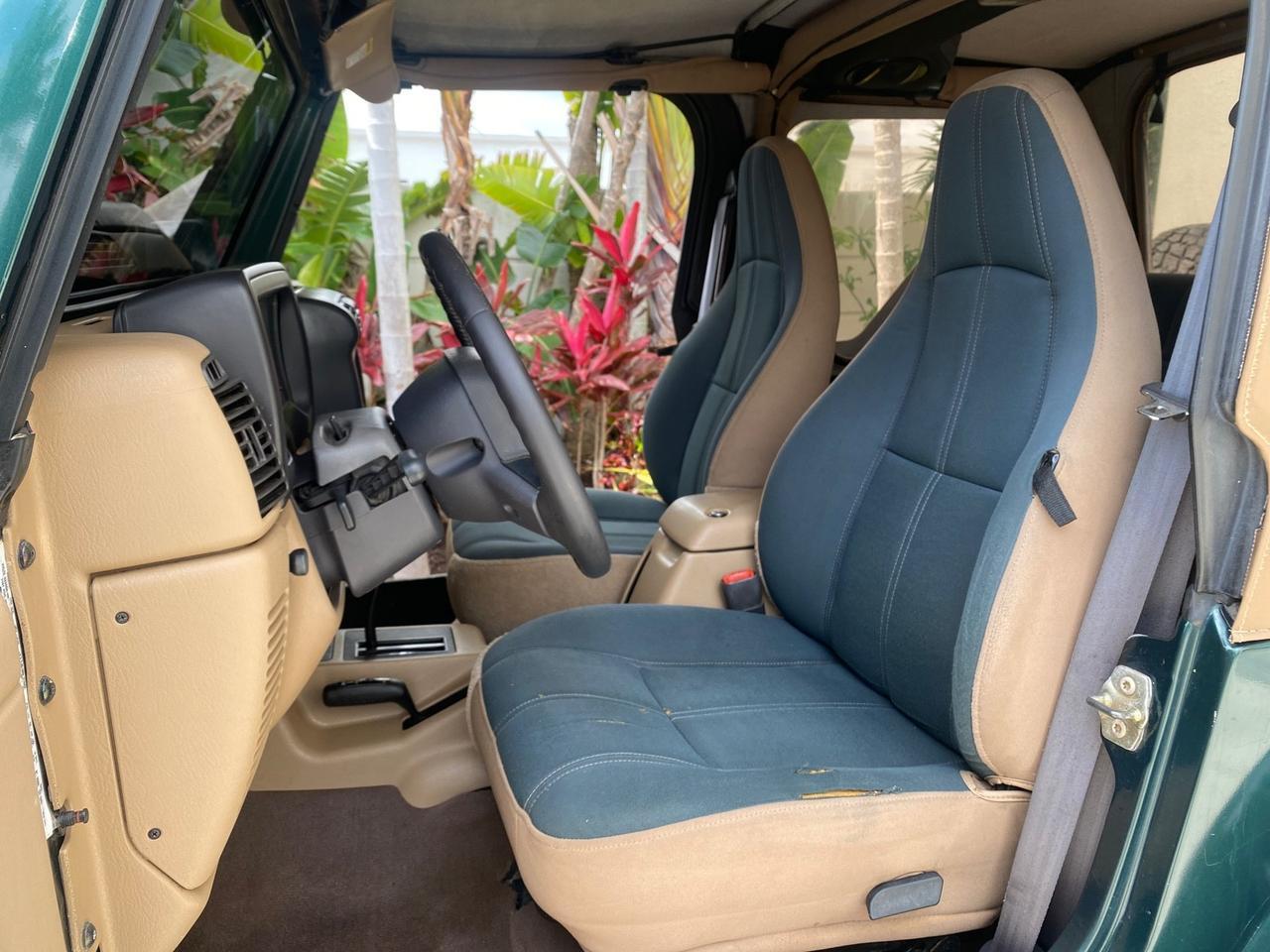 1999 Jeep Wrangler Sahara AUYO AC 6 CYL LOW MILES 47,009 Pompano Beach FL