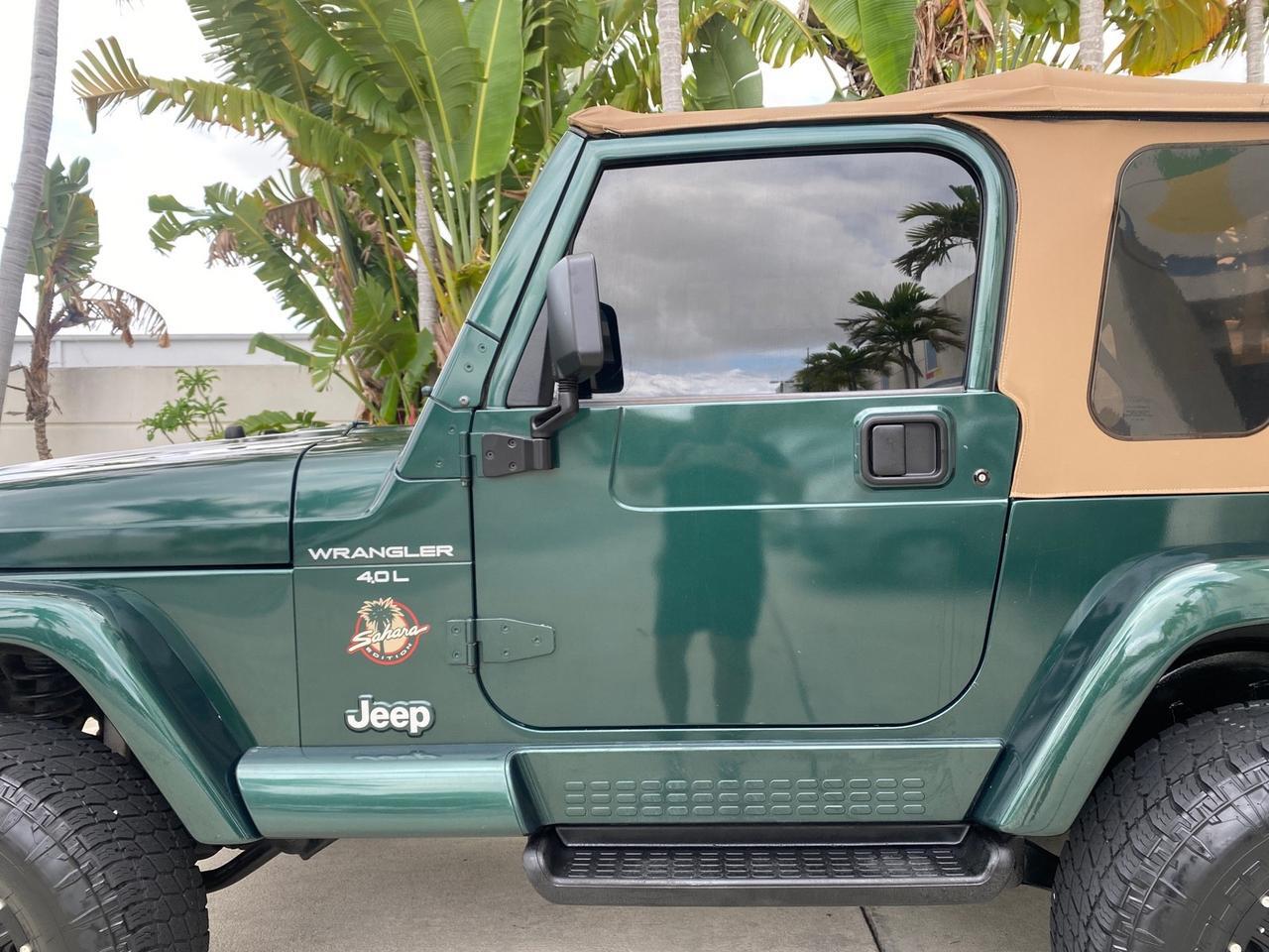 1999 Jeep Wrangler Sahara AUYO AC 6 CYL LOW MILES 47,009 Pompano Beach FL