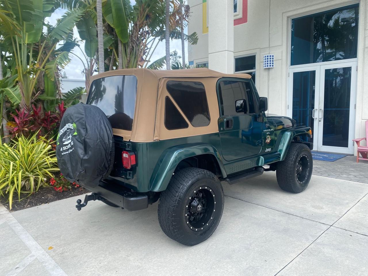 1999 Jeep Wrangler Sahara AUYO AC 6 CYL LOW MILES 47,009 Pompano Beach FL