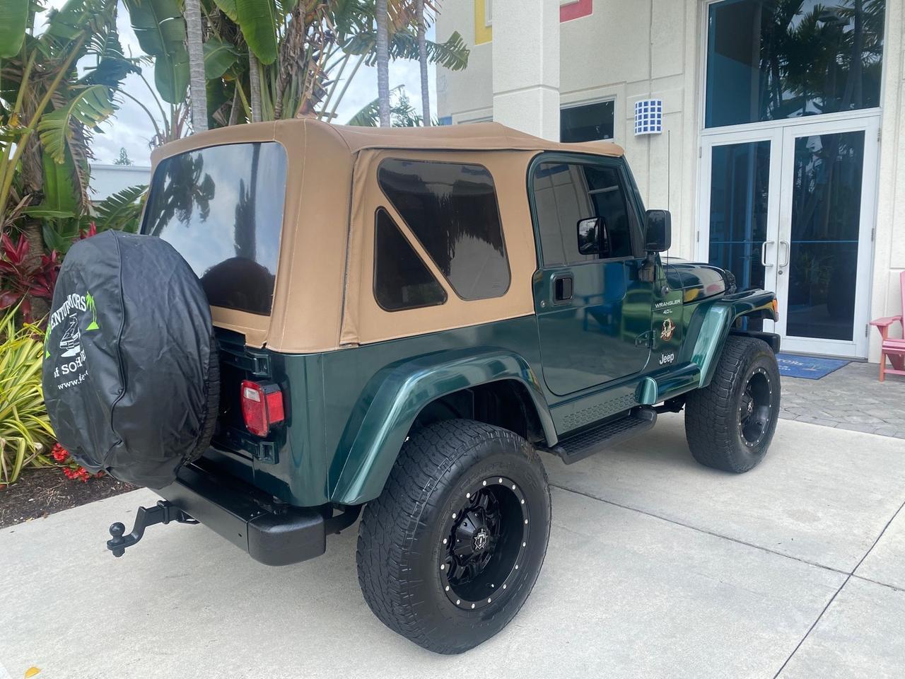 1999 Jeep Wrangler Sahara AUYO AC 6 CYL LOW MILES 47,009 Pompano Beach FL
