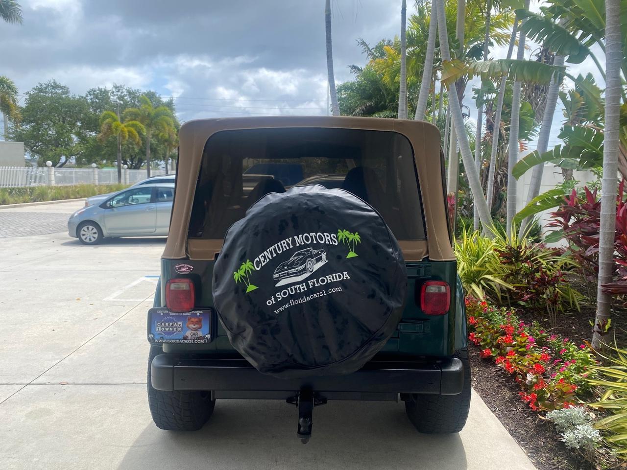1999 Jeep Wrangler Sahara AUYO AC 6 CYL LOW MILES 47,009 Pompano Beach FL