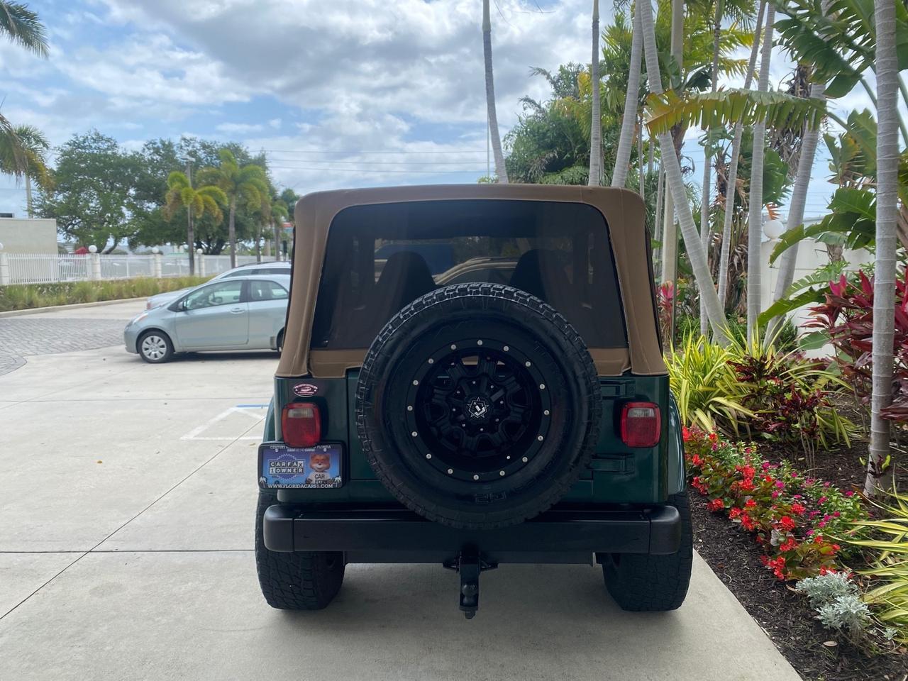1999 Jeep Wrangler Sahara AUYO AC 6 CYL LOW MILES 47,009 Pompano Beach FL