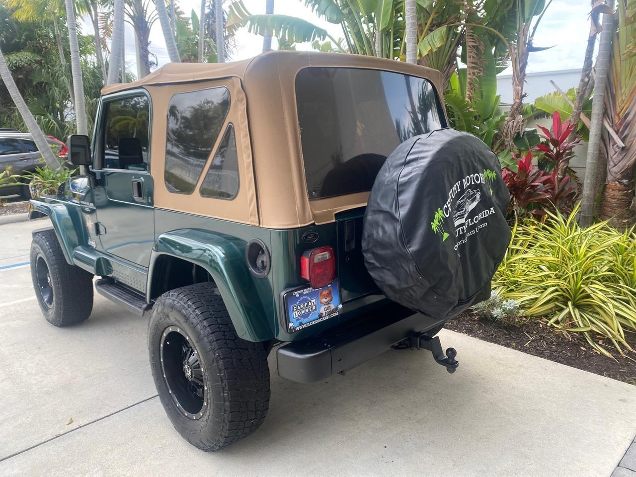 1999 Jeep Wrangler Sahara AUYO AC 6 CYL LOW MILES 47,009 Pompano Beach FL