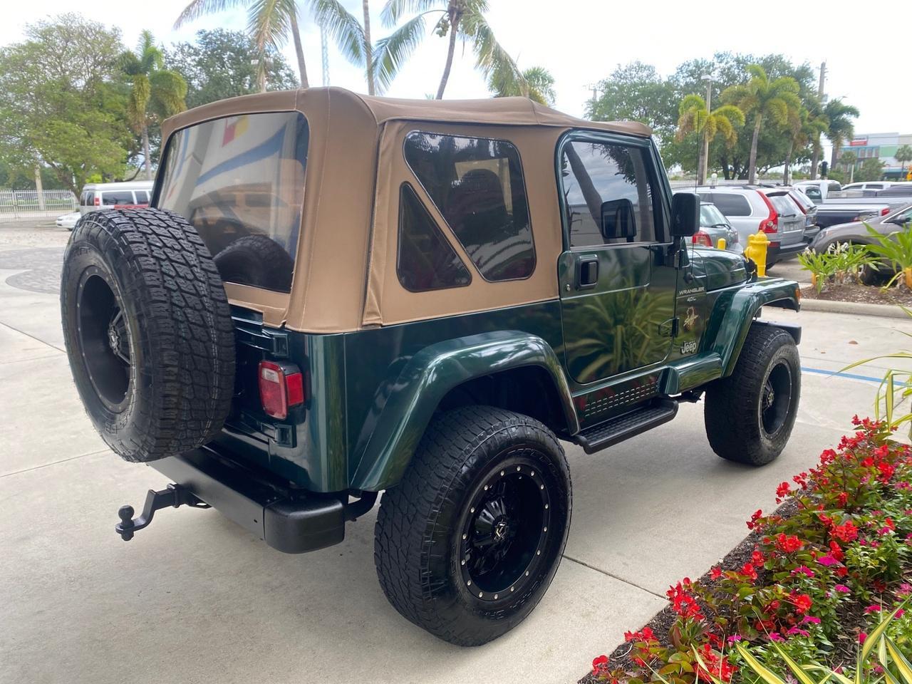 1999 Jeep Wrangler Sahara AUYO AC 6 CYL LOW MILES 47,009 Pompano Beach FL