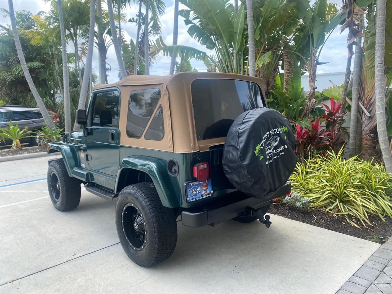 1999 Jeep Wrangler Sahara AUYO AC 6 CYL LOW MILES 47,009 Pompano Beach FL