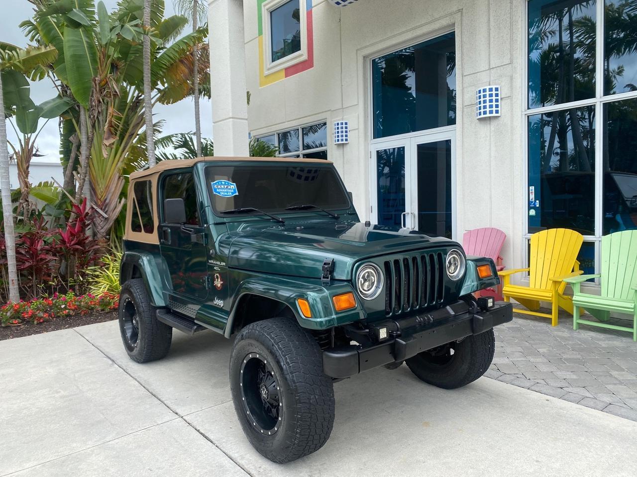 1999 Jeep Wrangler Sahara AUYO AC 6 CYL LOW MILES 47,009