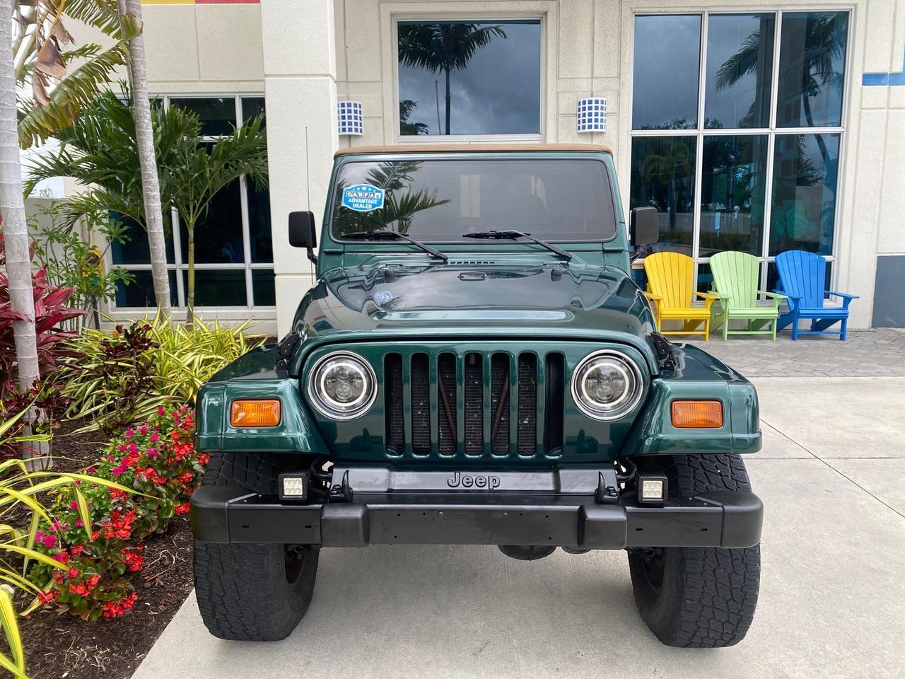 1999 Jeep Wrangler Sahara AUYO AC 6 CYL LOW MILES 47,009 Pompano Beach FL
