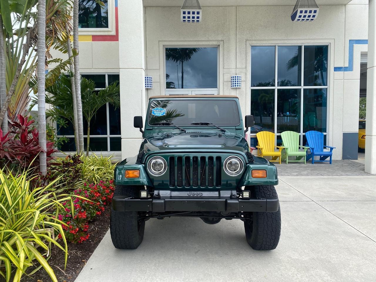 1999 Jeep Wrangler Sahara AUYO AC 6 CYL LOW MILES 47,009 Pompano Beach FL