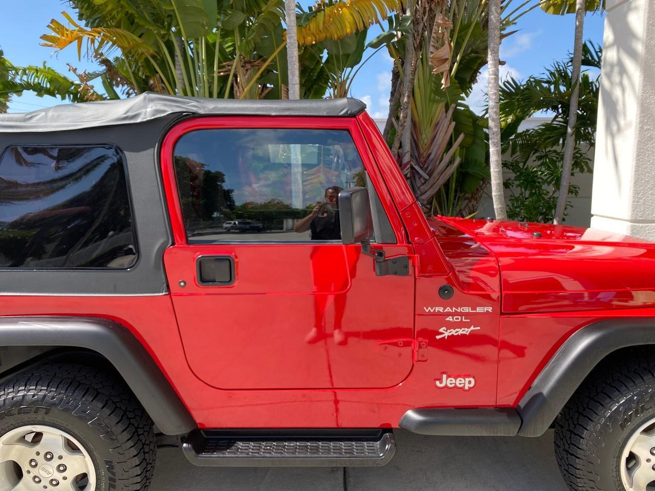 1999 Jeep Wrangler Sport AUTO AC 4.0 6 CYL LOW MILES 92,727 Pompano Beach FL