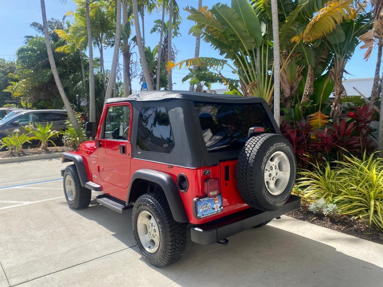 1999 Jeep Wrangler Sport AUTO AC 4.0 6 CYL LOW MILES 92,727 Pompano Beach FL