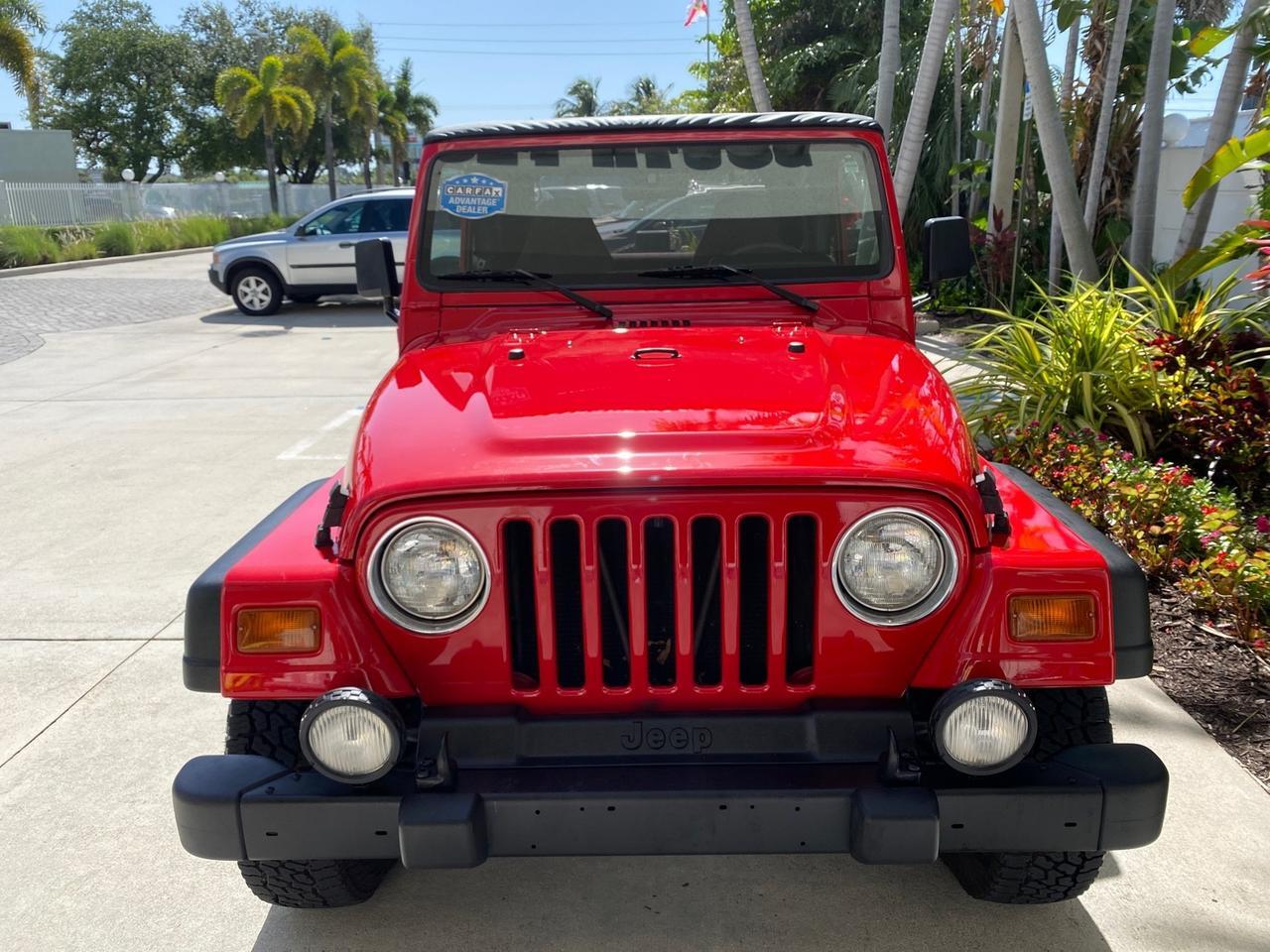 1999 Jeep Wrangler Sport AUTO AC 4.0 6 CYL LOW MILES 92,727 Pompano Beach FL