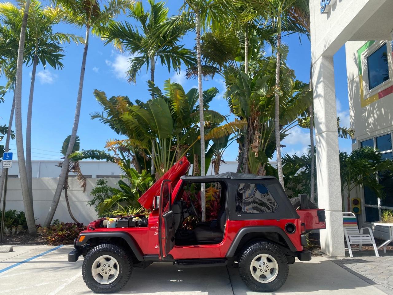 1999 Jeep Wrangler Sport AUTO AC 4.0 6 CYL LOW MILES 92,727 Pompano Beach FL