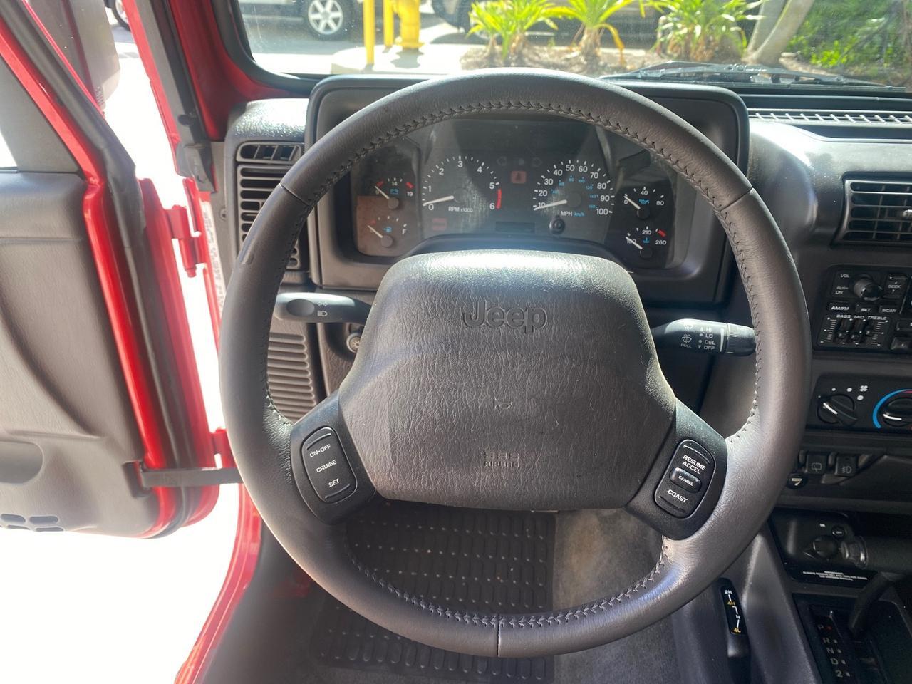 1999 Jeep Wrangler Sport AUTO AC 4.0 6 CYL LOW MILES 92,727 Pompano Beach FL