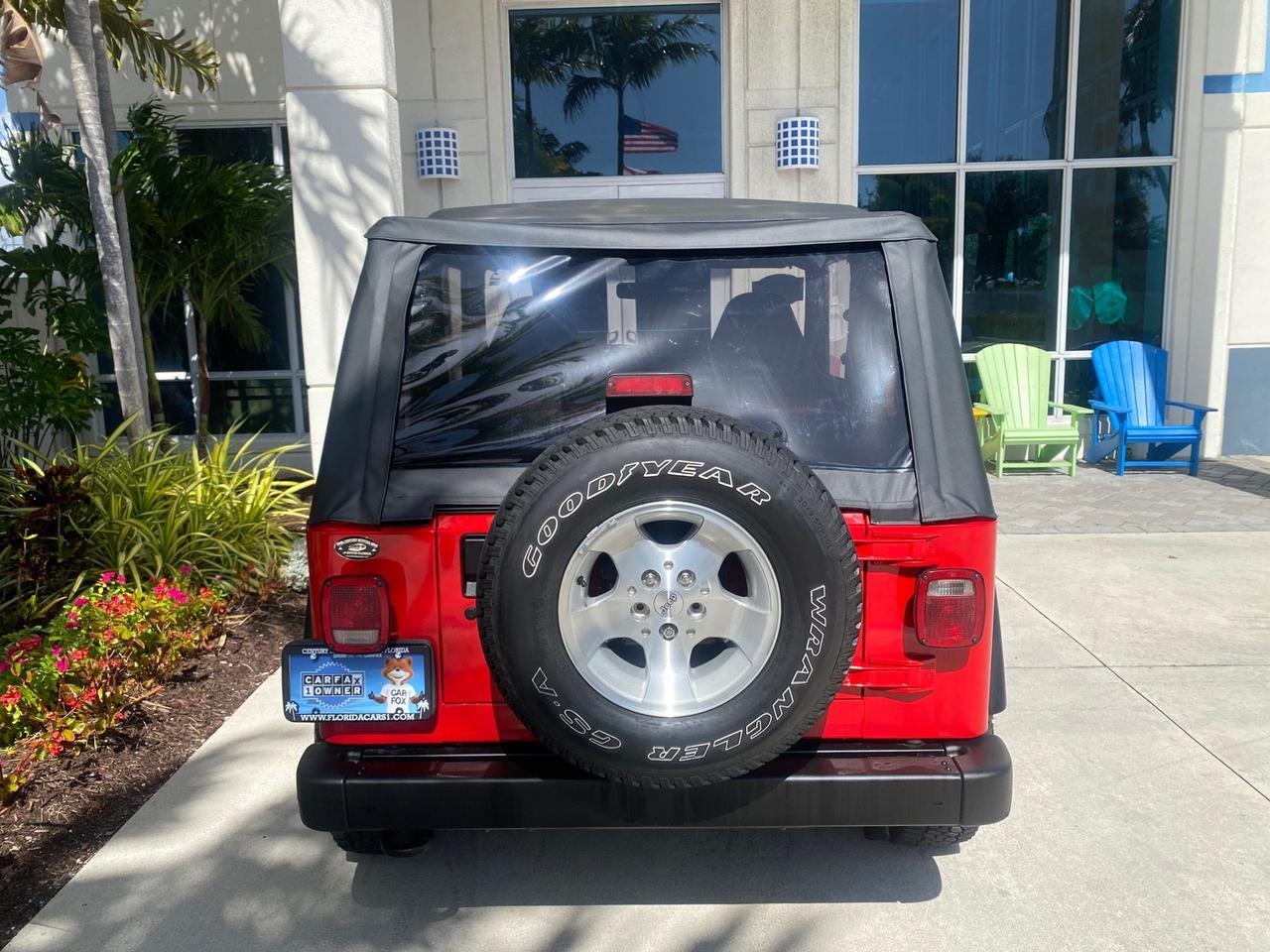 1999 Jeep Wrangler Sport AUTO AC 4.0 6 CYL LOW MILES 92,727 Pompano Beach FL