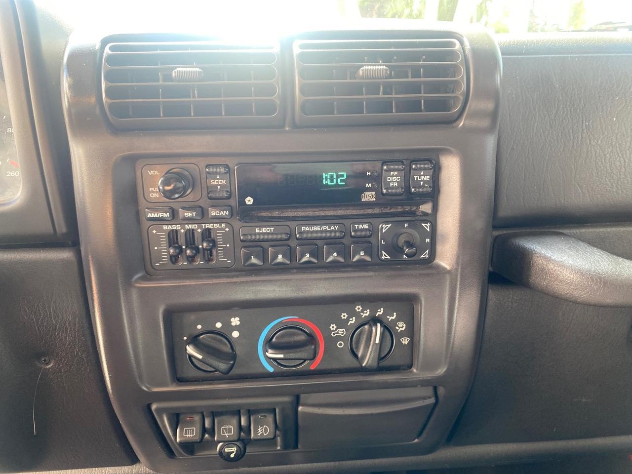 1999 Jeep Wrangler Sport AUTO AC 4.0 6 CYL LOW MILES 92,727 Pompano Beach FL