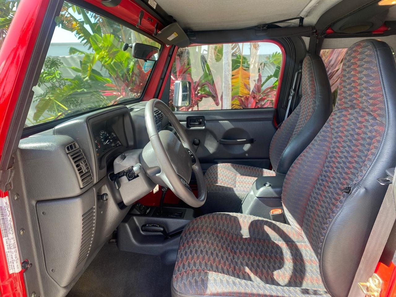 1999 Jeep Wrangler Sport AUTO AC 4.0 6 CYL LOW MILES 92,727 Pompano Beach FL