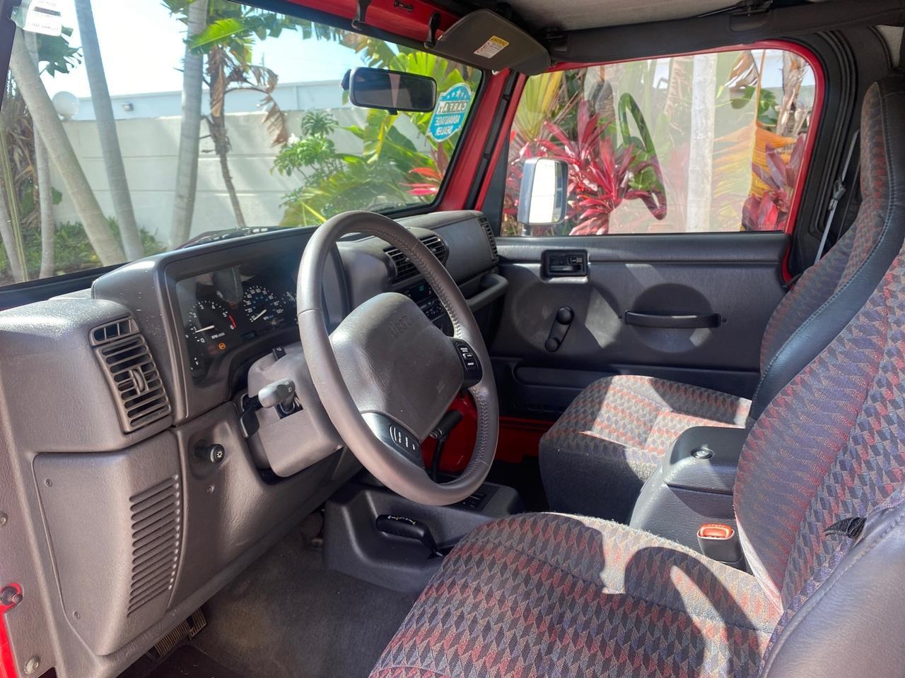 1999 Jeep Wrangler Sport AUTO AC 4.0 6 CYL LOW MILES 92,727 Pompano Beach FL