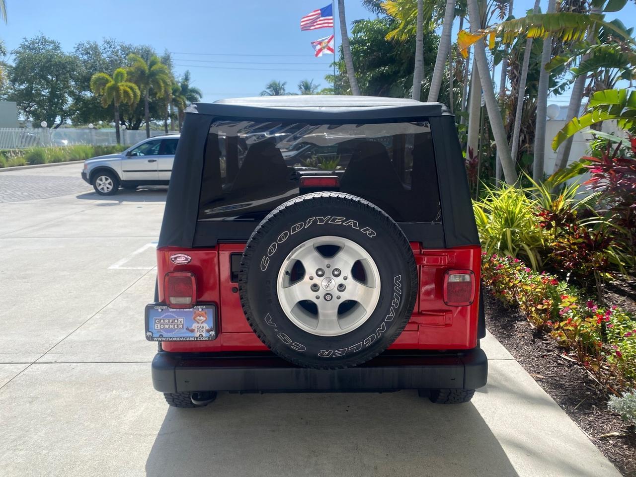 1999 Jeep Wrangler Sport AUTO AC 4.0 6 CYL LOW MILES 92,727 Pompano Beach FL
