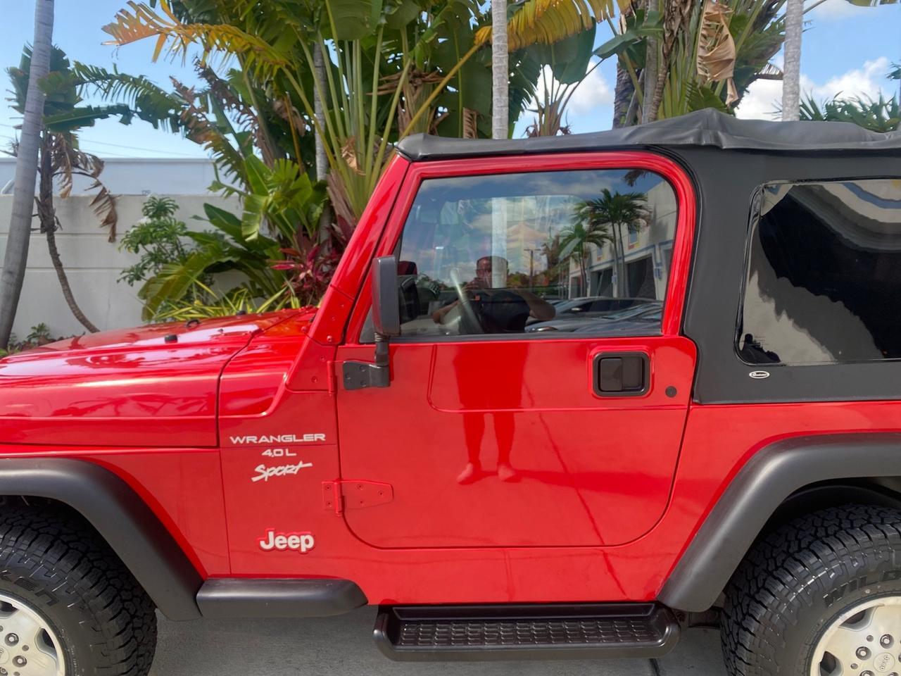 1999 Jeep Wrangler Sport AUTO AC 4.0 6 CYL LOW MILES 92,727 Pompano Beach FL