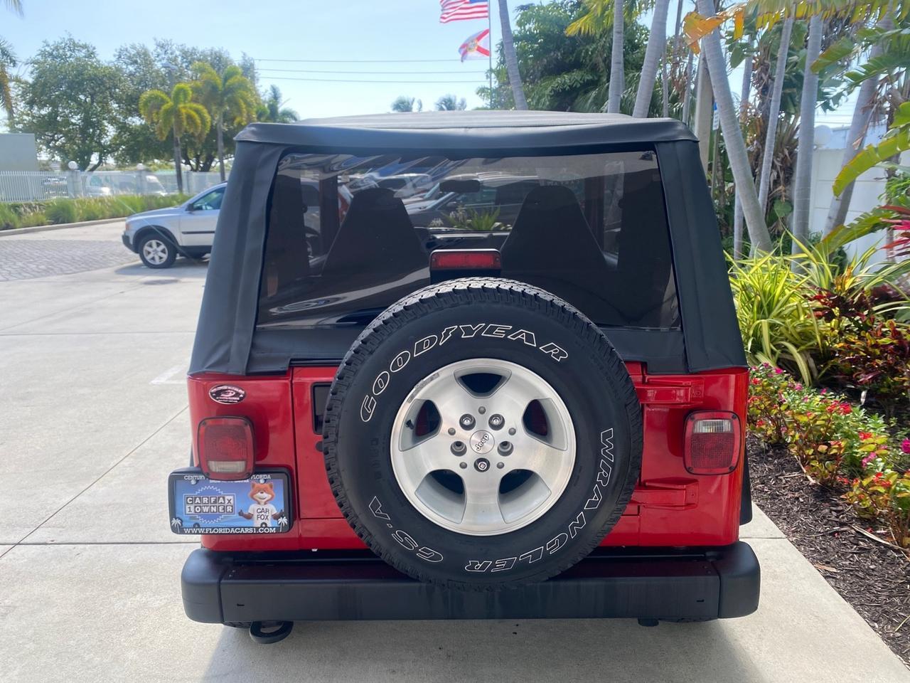 1999 Jeep Wrangler Sport AUTO AC 4.0 6 CYL LOW MILES 92,727 Pompano Beach FL