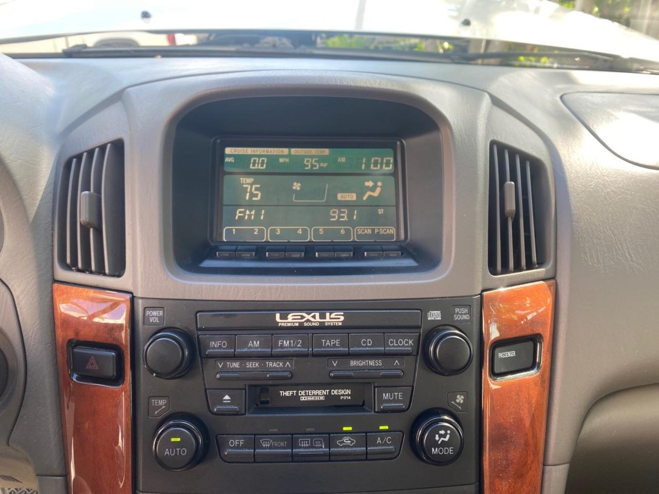 1999 Lexus RX 300 Luxury SUV LOW MILES 62,417 1 OWNER Pompano Beach FL