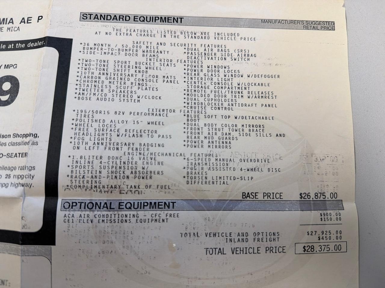 1999 Mazda MX-5 Miata 10th Anniversary Edition Timing Belt Replaced!!