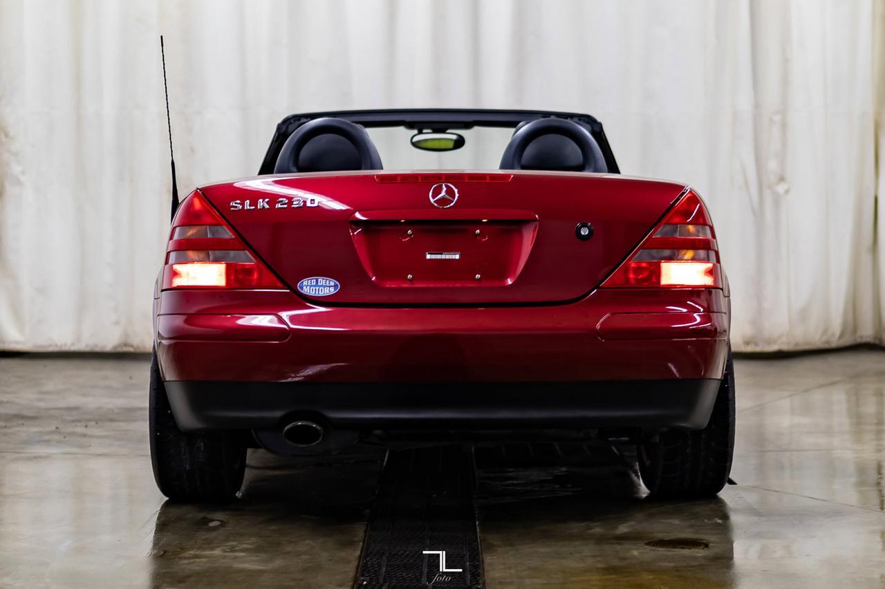 1999 Mercedes-Benz SLK 230 Kompressor Roadster Leather Red Deer AB
