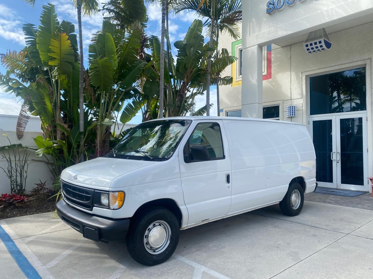 2000 Ford Econoline Cargo Van LOW MILES 68,046 Pompano Beach FL