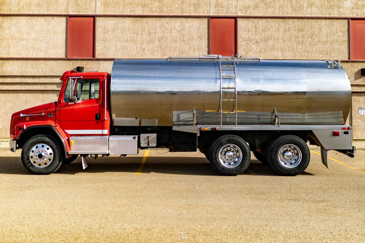 2000 Freightliner FL80 Day Cab SS Water Tanker Diesel Red Deer AB