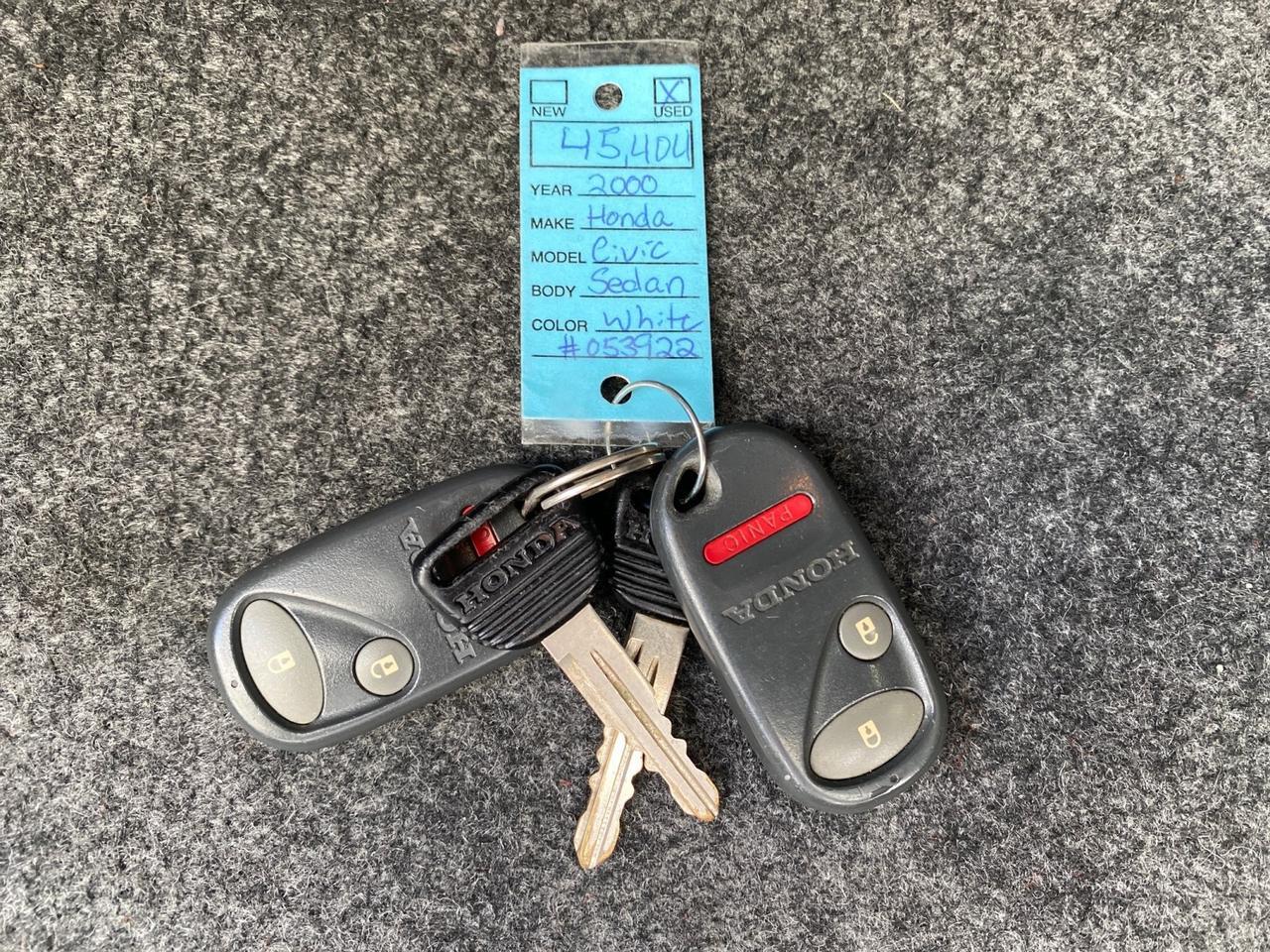 2000 Honda Civic EX LOW MILES 45,406 Pompano Beach FL