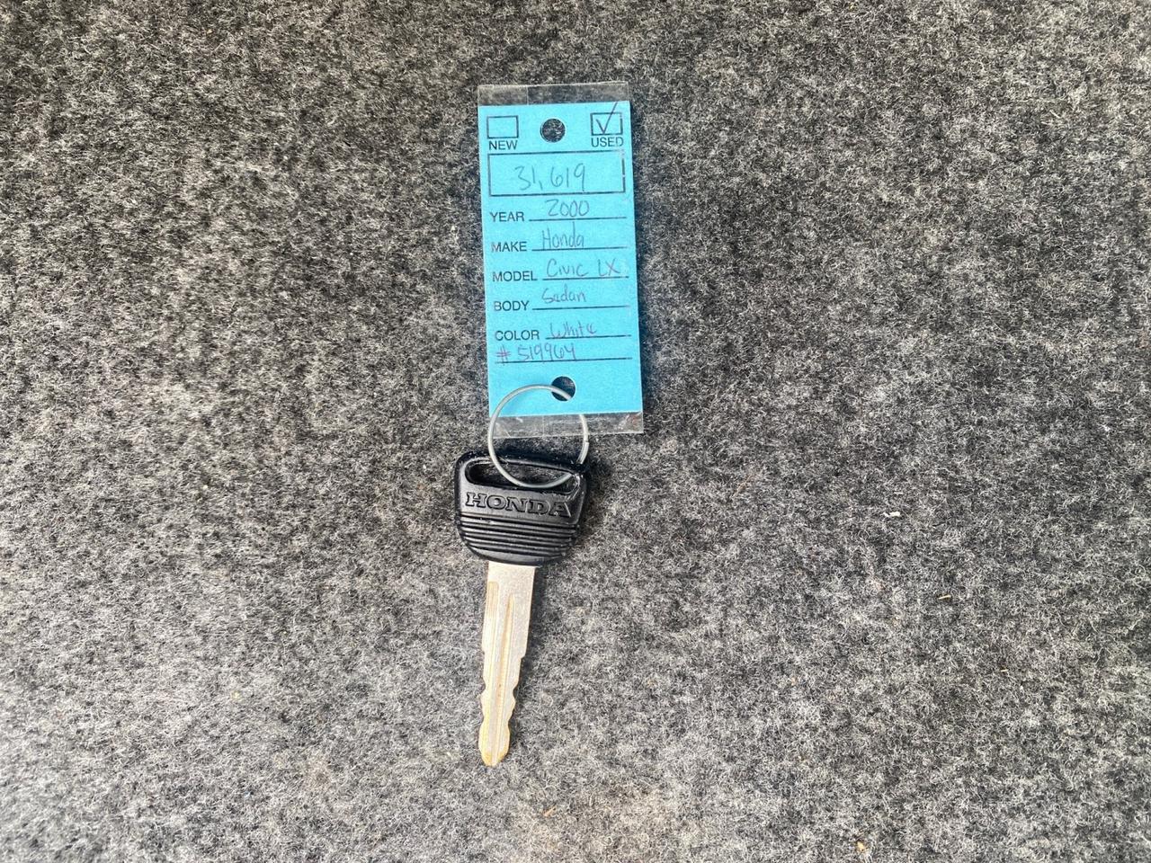 2000 Honda Civic LX LOW MILES 31,619 1 OWNER Pompano Beach FL