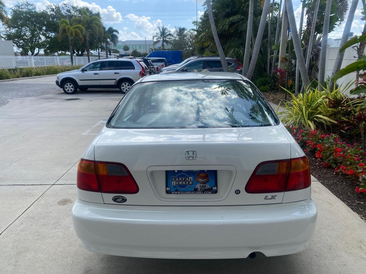 2000 Honda Civic LX LOW MILES 31,619 1 OWNER Pompano Beach FL