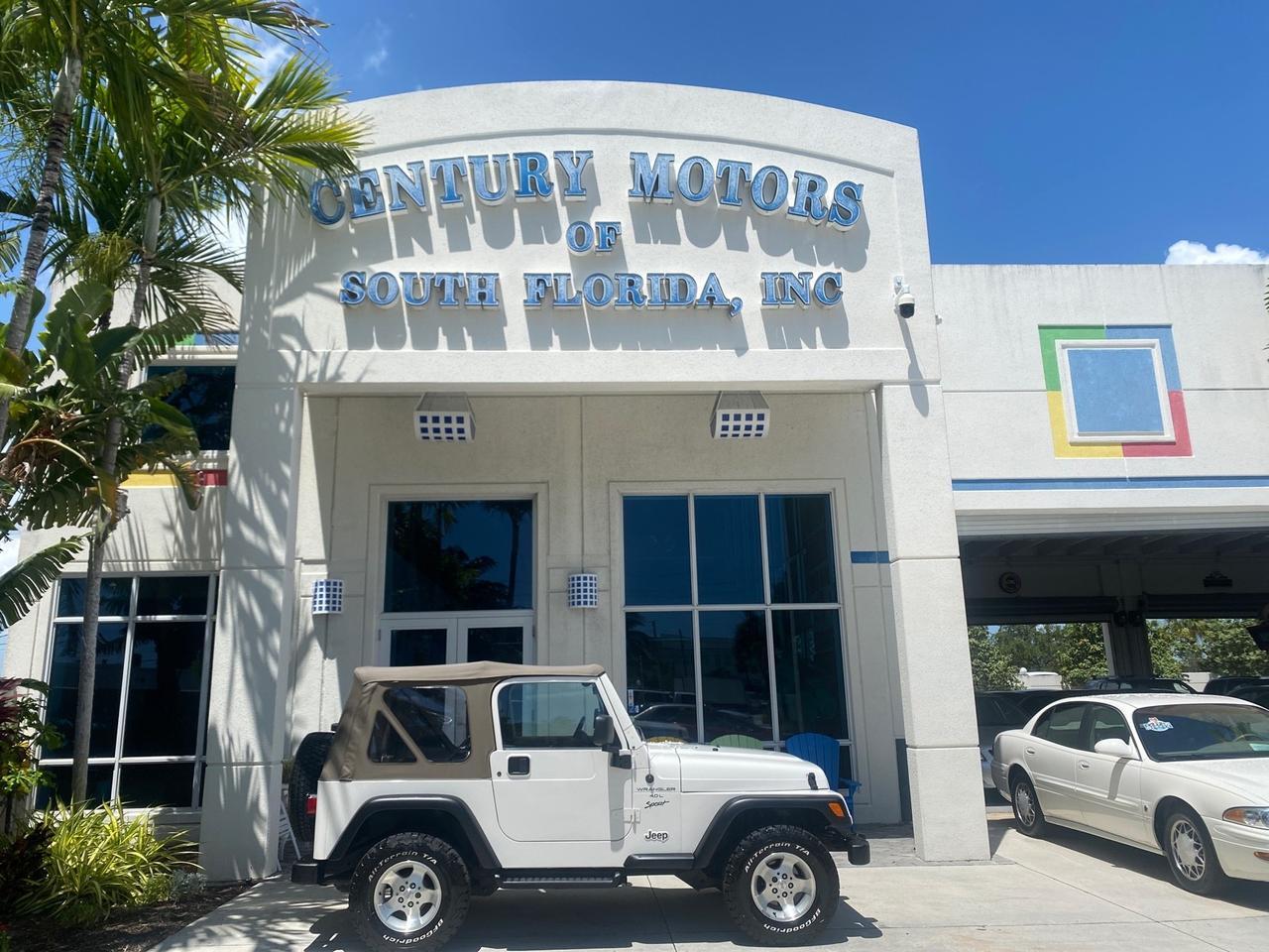 2000 Jeep Wrangler 4x4 AUTO AC Sport LOW MILES 69,222 Pompano Beach FL