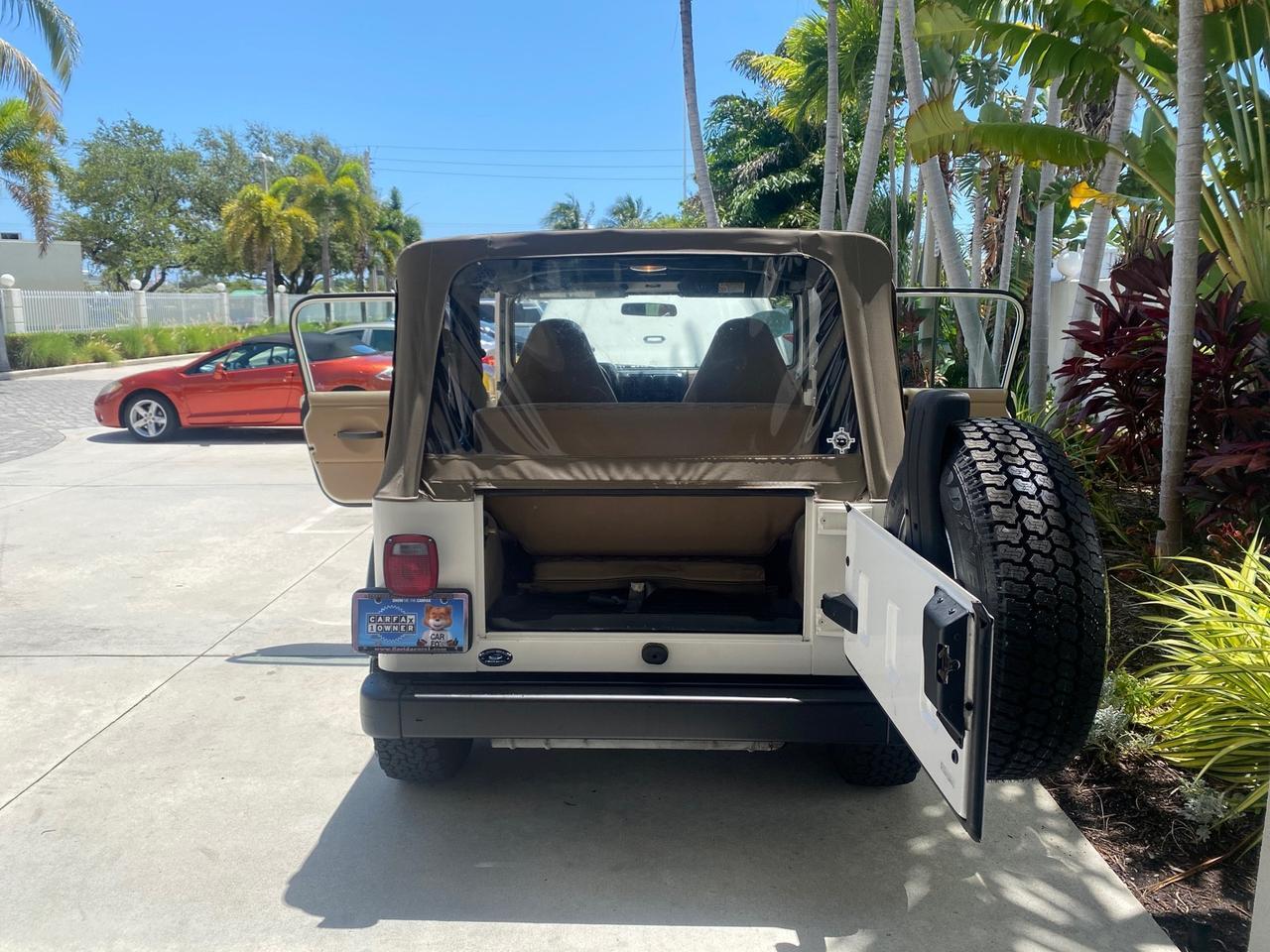 2000 Jeep Wrangler 4x4 AUTO AC Sport LOW MILES 69,222 Pompano Beach FL