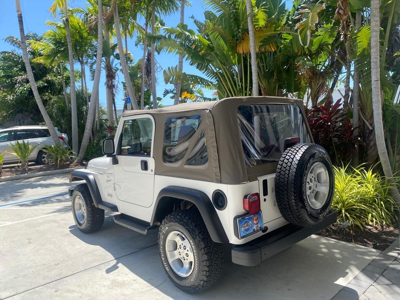 2000 Jeep Wrangler 4x4 AUTO AC Sport LOW MILES 69,222 Pompano Beach FL
