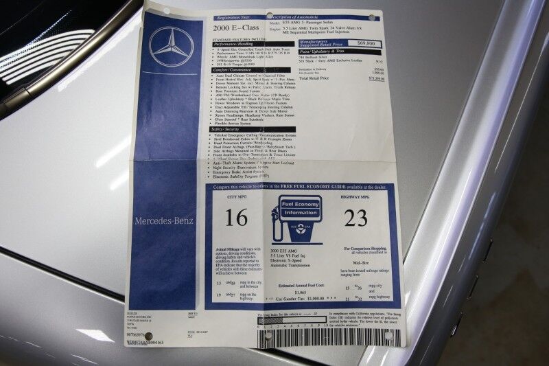 2000 Mercedes-Benz E-Class AMG Plainview NY