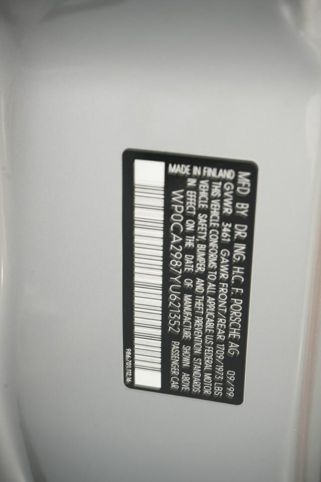 2000 Porsche Boxster 5-Speed Manual Boxster Red Interior West Chester PA