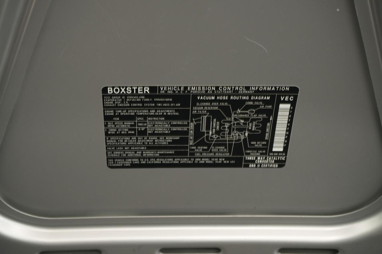 2000 Porsche Boxster 5-Speed Manual Boxster Red Interior West Chester PA