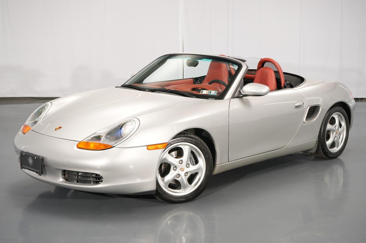 2000 Porsche Boxster 5-Speed Manual Boxster Red Interior