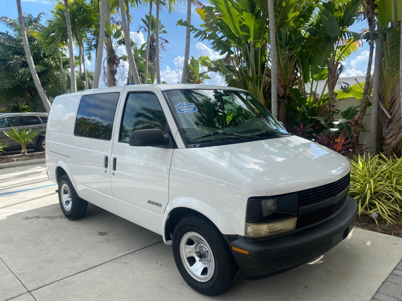 2001 Chevrolet Astro Cargo Van LOW MILES 84,812 Pompano Beach FL