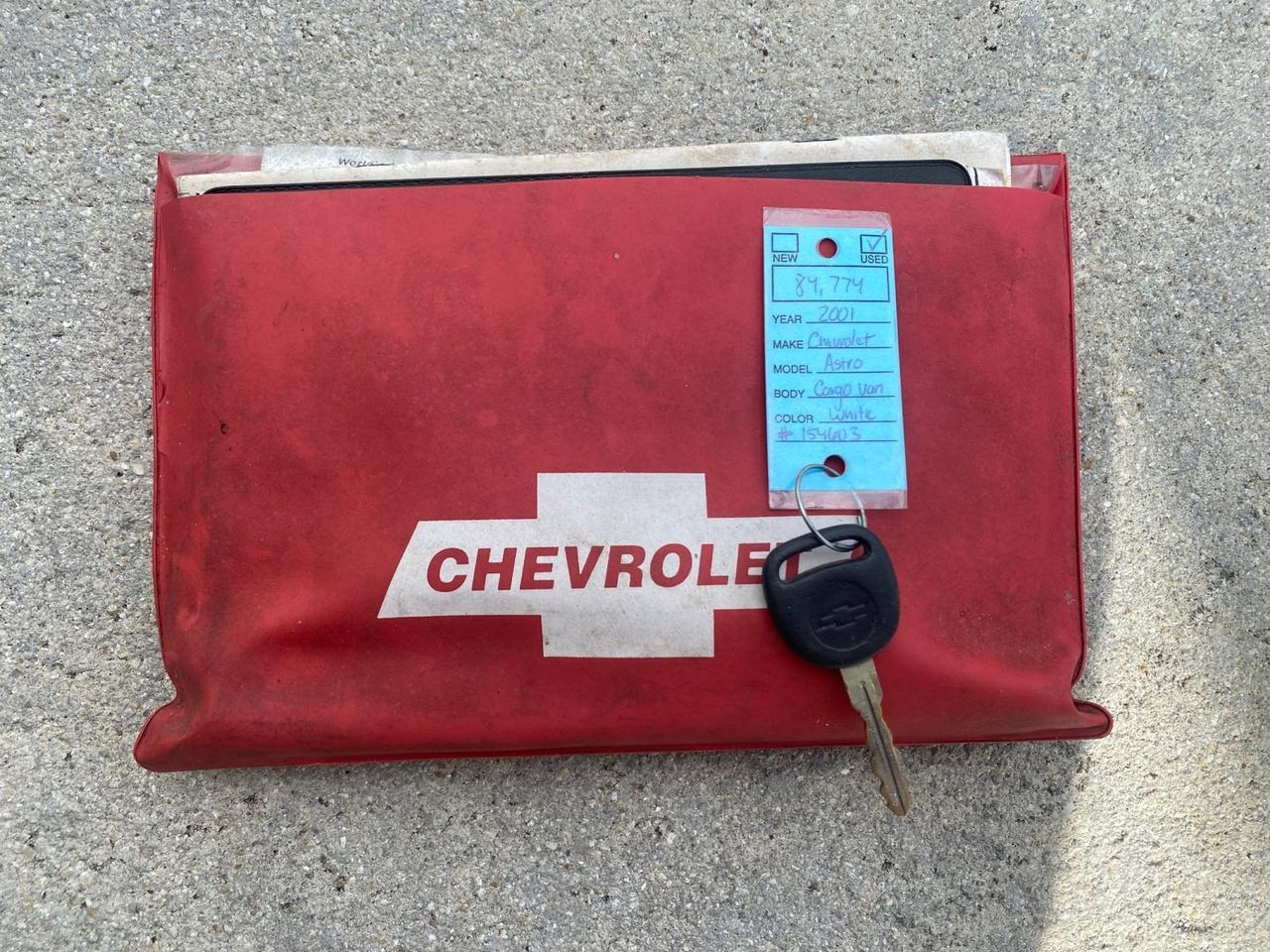 2001 Chevrolet Astro Cargo Van LOW MILES 84,812 Pompano Beach FL