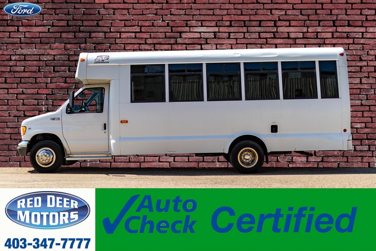 2001 Ford E-450 Cutaway Bus Wheelchair Lift Red Deer AB