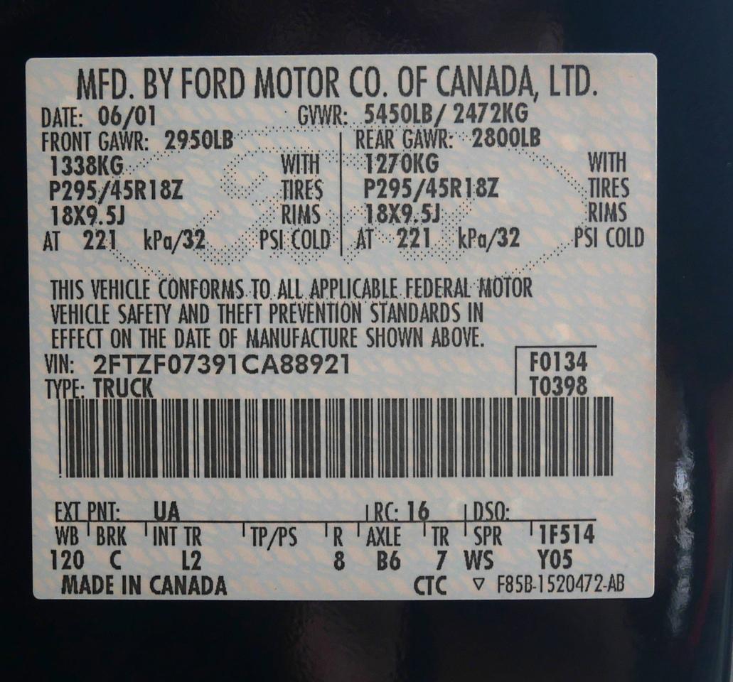 2001 Ford F-150 Lightning San Juan TX