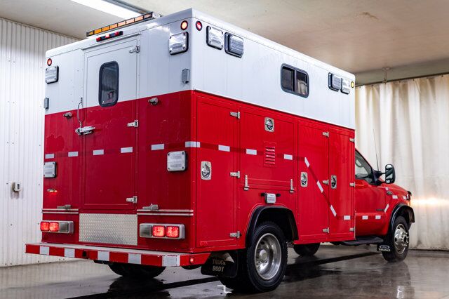 2001 Ford F-550 4x4 Reg Cab XLT Service Body Diesel Red Deer AB