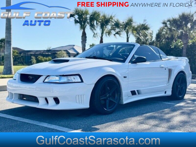 2001 Ford MUSTANG GT PREMIUM CONVERTIBLE SALEEN 281 LOW MILES RECARO SEATS COLD AC FREE SHIPPING IN FLORIDA Sarasota FL