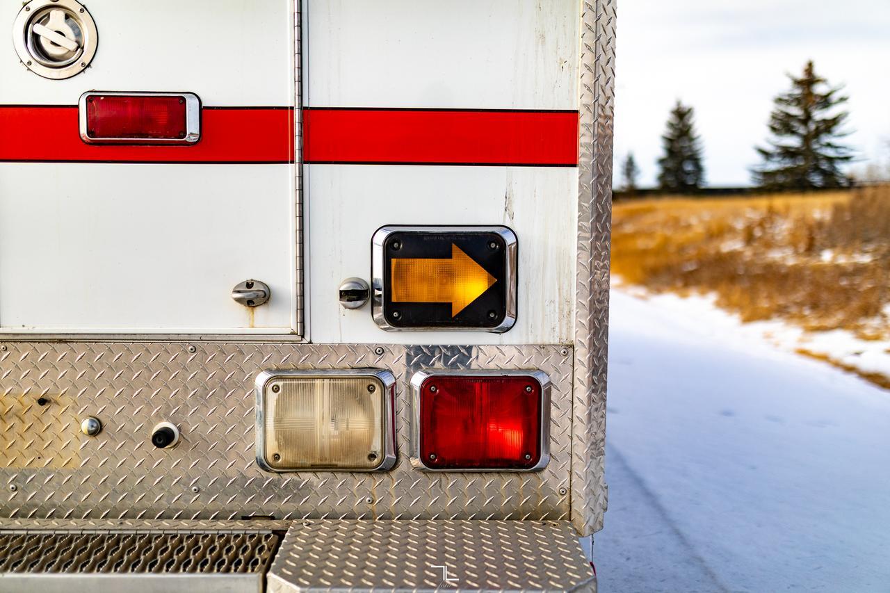 2001 Freightliner FL60 Daycab Fire Rescue Emergency Truck Diesel Red Deer AB